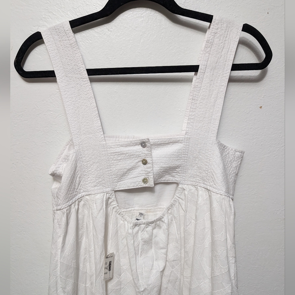 Madewell White Square‑Neck Maxi Sundress - Picture 8 of 9